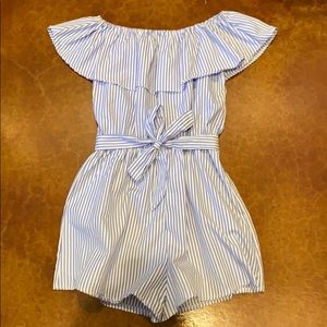 Stripped Romper